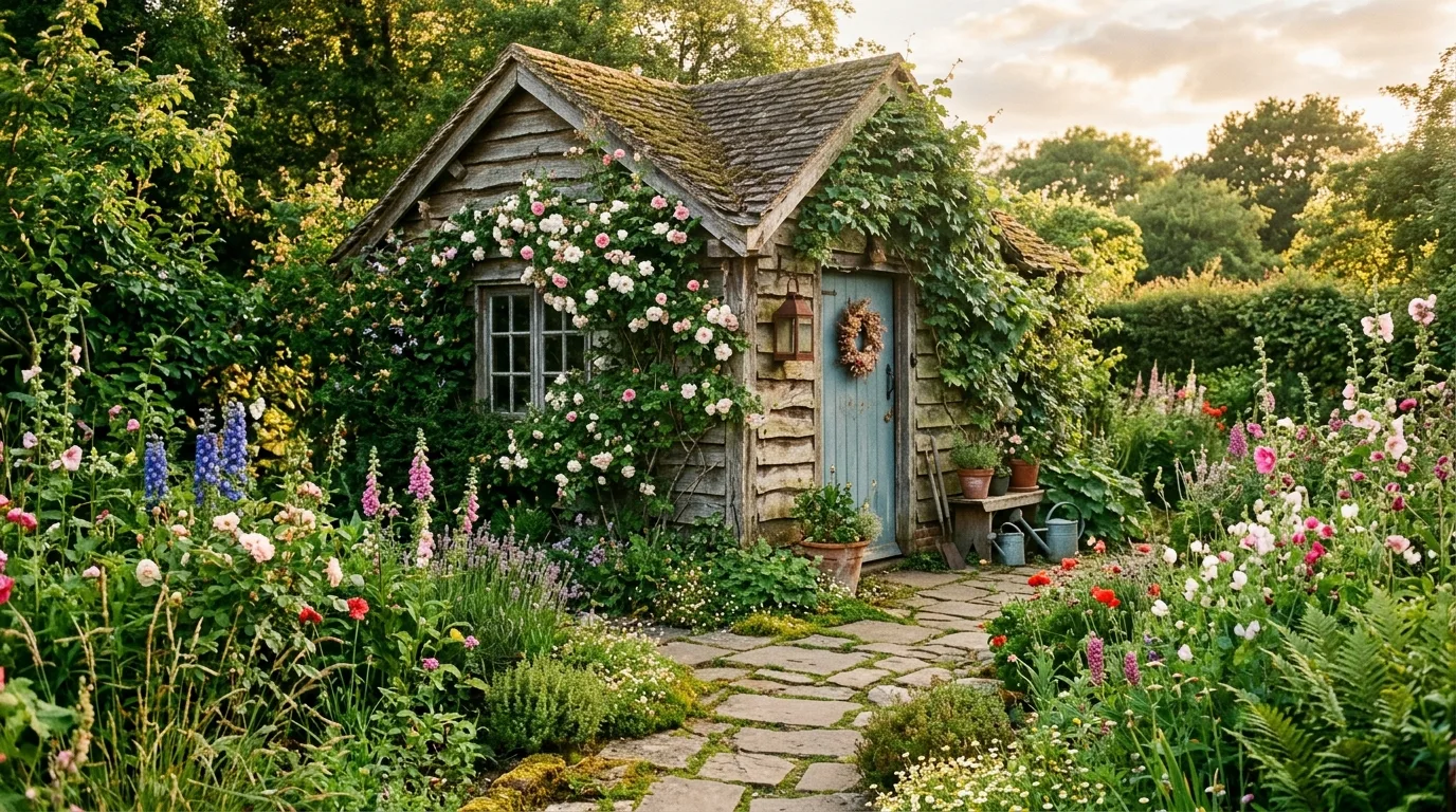 Mulched Shed Bed